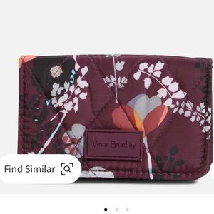 NIP VERA BRADLEY Ultralight Rfid Small Bifold
Wallet 4 card slips 2 slip pockets